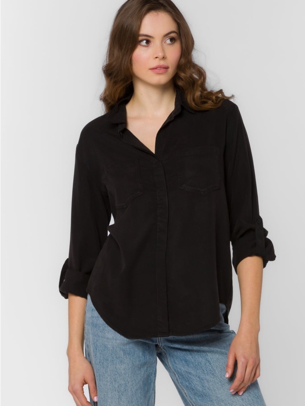Velvet heart Riley black shirt Medium